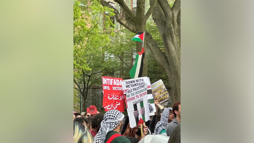 Penn struck by anti-Israel protestors