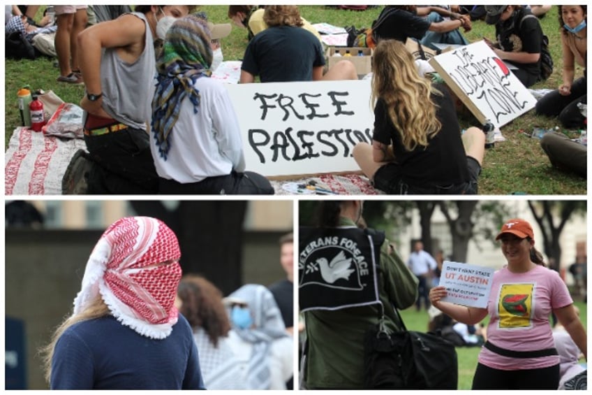 university of texas suspends palestine solidarity committee after on campus pro hamas protests