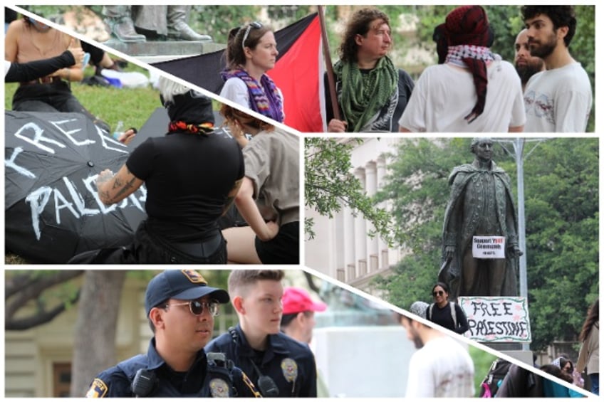 university of texas suspends palestine solidarity committee after on campus pro hamas protests