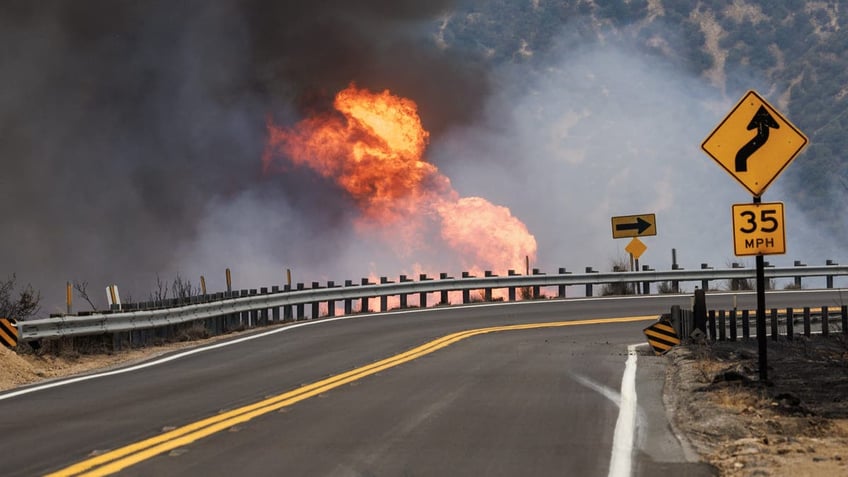 In San Bernardino County, where Lake Arrowhead is located, nearly 2,000 firefighters and personnel are battling the blaze.