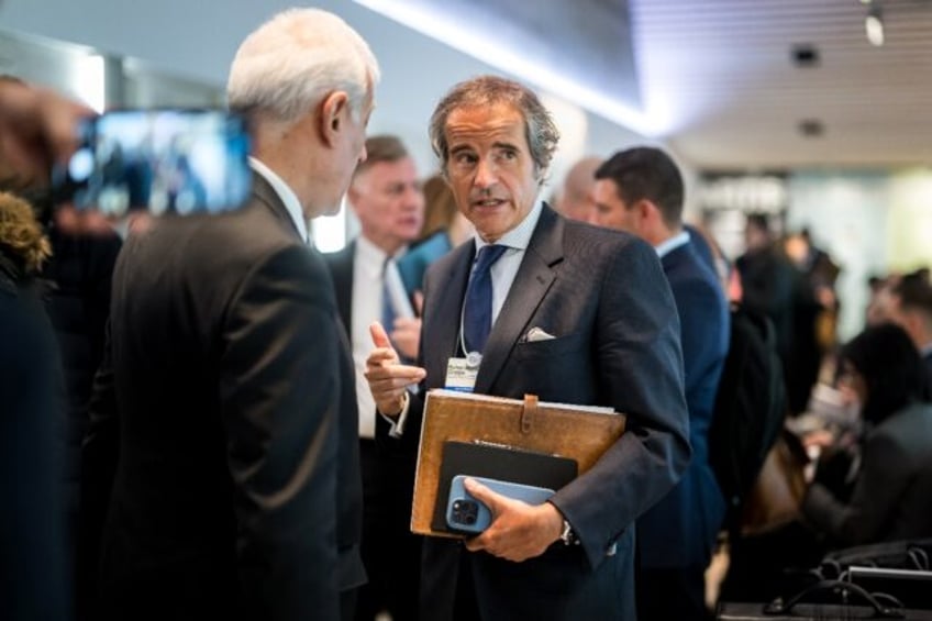 Rafael Grossi at this year's World Economic Forum in Davos