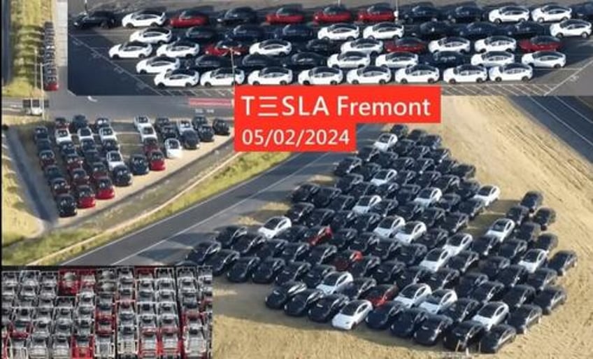 unsold teslas pile up in mall parking lots big discounts likely