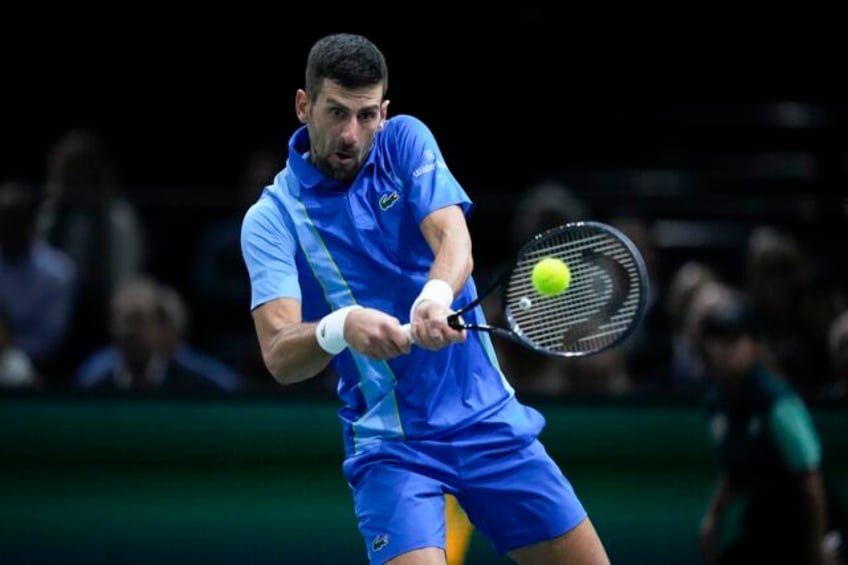 untouchable djokovic downs dimitrov in straight sets for record extending 7th title at paris masters