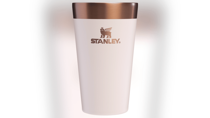 Keep your beer nice and cold with an insulated Stanley pint glass. 