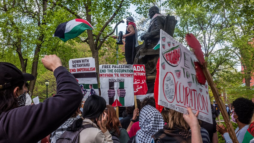 Anti-Israel protest on Penn campus