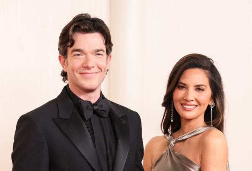 Olivia Munn, seen here with husband John Mulaney at Sunday night's Oscars, revealed she wa