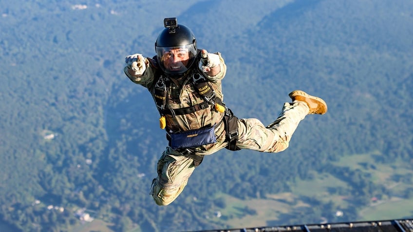 U.S. Military Academy's Parachute team