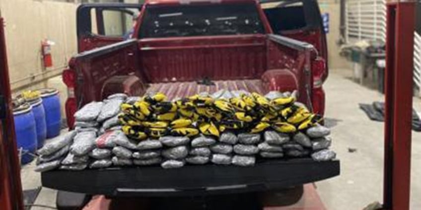 us border patrol uncovers over 200 lbs of meth stashed throughout entire pick up truck