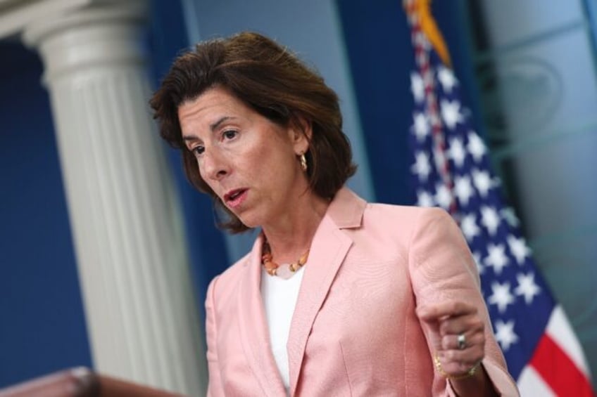 US Commerce Secretary Gina Raimondo said artificial intelligence was a 'game changer' in t