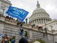 US Capitol rioter who smashed Speaker’s Lobby door charged with burglary in Virginia
