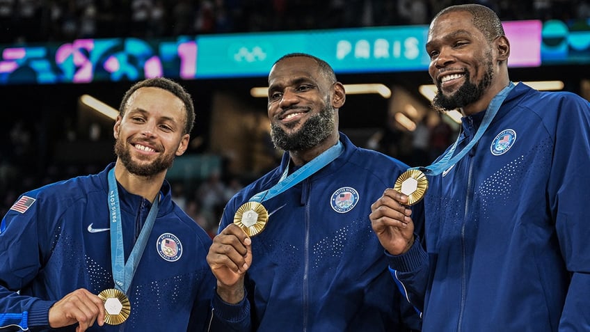 Steph Curry, LeBron James and KD