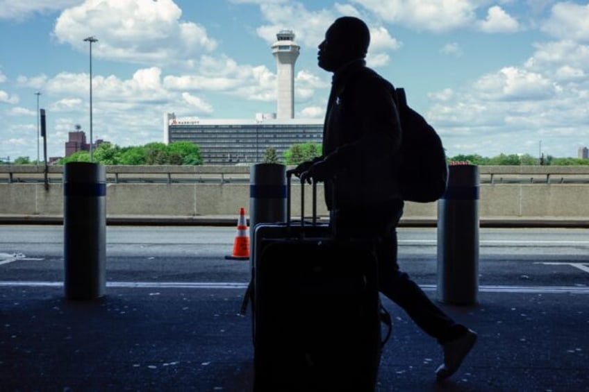 The FAA Air Traffic Control tower at Newark Liberty International Airport in New Jersey ha