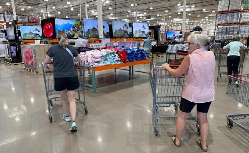 us consumers keep spending despite high prices and their own gloomy outlook can it last