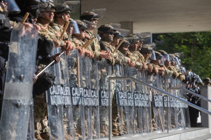 California National Guard troops have been tasked with protecting federal property in Los