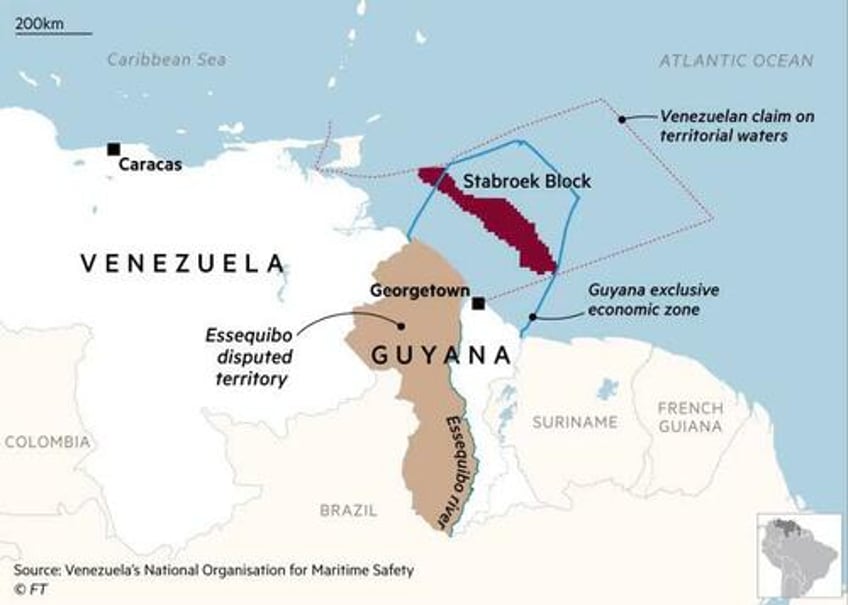 us defense official visits guyana over venezuela threat to oil rich essequibo