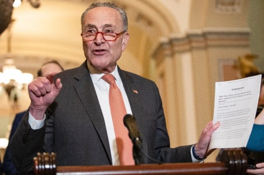 Senate Minority Leader Chuck Schumer urged the Justice Department to "use every tool" to p