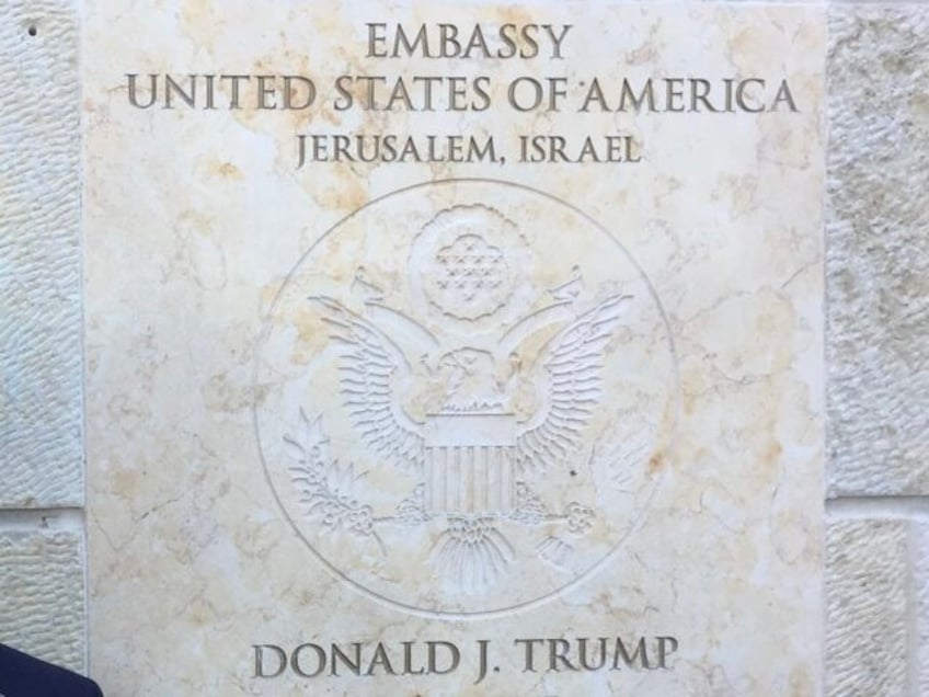 Embassy in Jerusalem Israel Trump (Joel Pollak / Breitbart News)