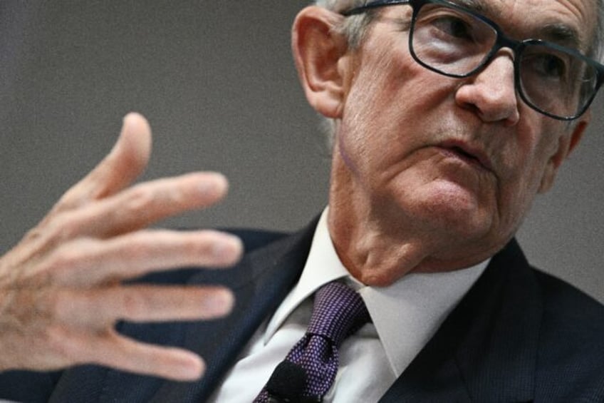 US Federal Reserve Chair Jerome Powell, seen in early April, said Trump's tariffs could pu