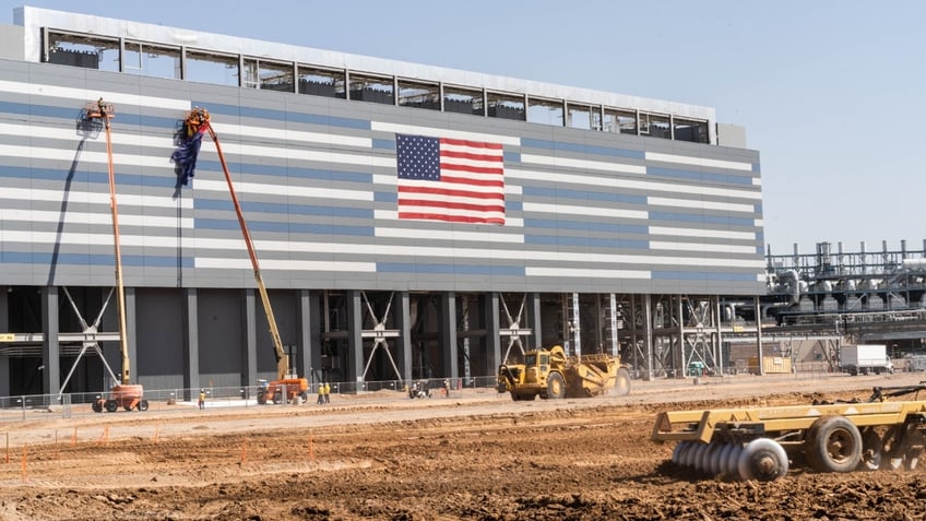 A factory under construction Arizona