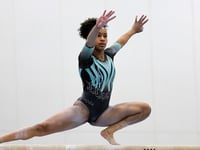 US gymnast Skye Blakely's Olympics status in question after suffering leg injury during practice: reports