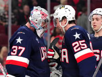 US hockey star Charlie McAvoy receives praise for big hit on Canada's Connor McDavid in intense 4 Nations game