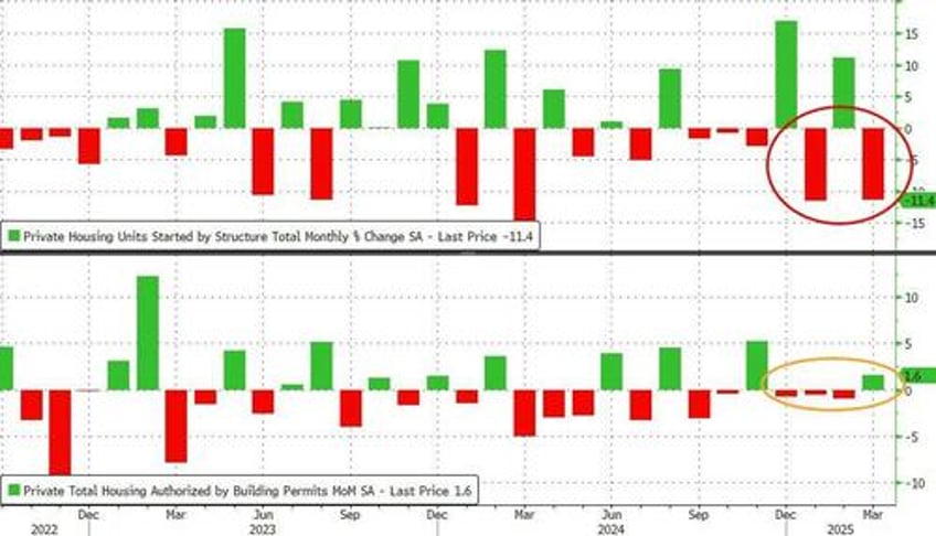us housing starts plunged most since covid in march