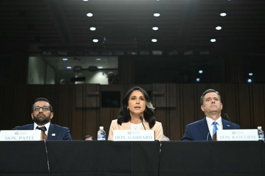 Both Director of National Intelligence Tulsi Gabbard and CIA chief John Ratcliffe were in