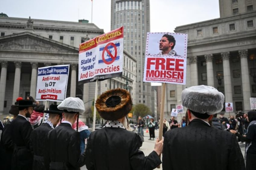 Protests have been held in solidarity with Mohsen Mahdawi, who was detained by immmigratio