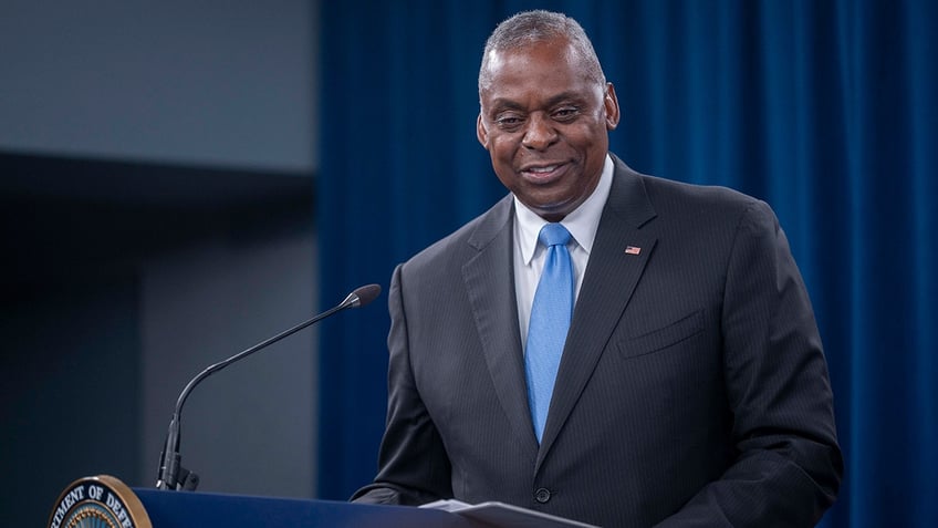 U.S. Secretary of Defense Lloyd Austin smiling