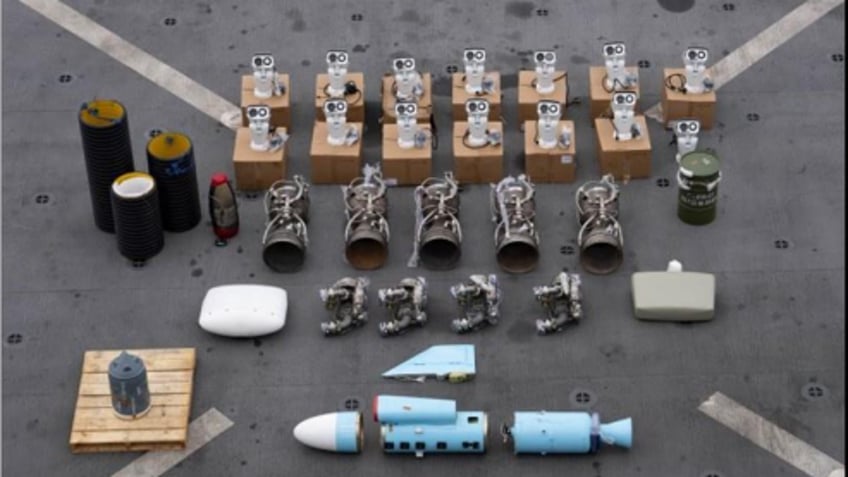 Iranian weapons seized by U.S. Navy