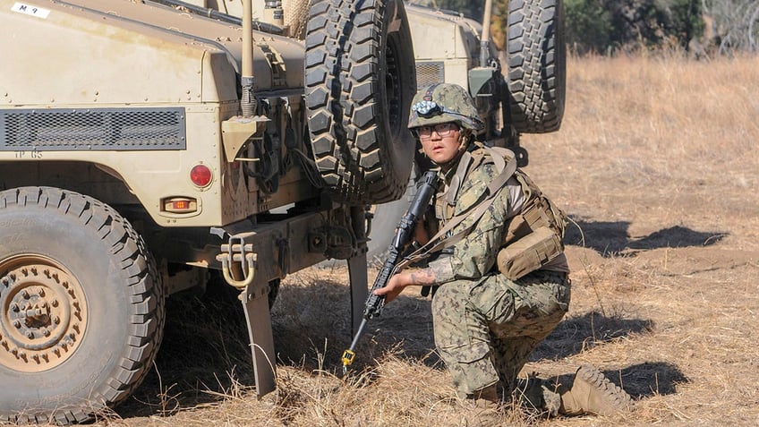 US Navy training exercise in California