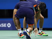 US Open ball boy ignites crowd by chasing down insect that stopped play