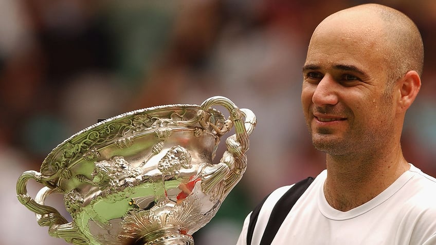 Andre Agassi Australian Open winner 2003