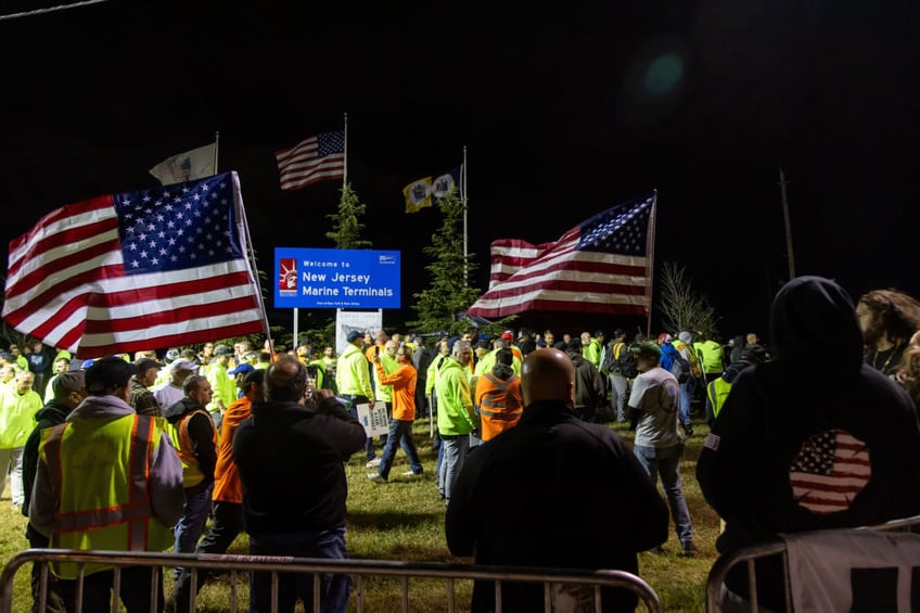 us port workers on strike first industrial action in almost 50 years