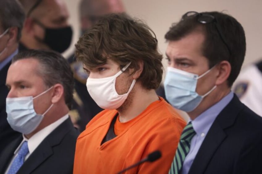 Payton Gendron in court in May 2022, as he faced charges of killing 10 people and wounding three during a racially motivated shooting at a supermarket in Buffalo, New York