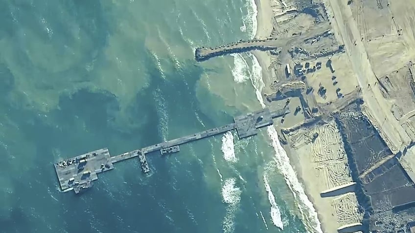 The pier in the Gaza Strip