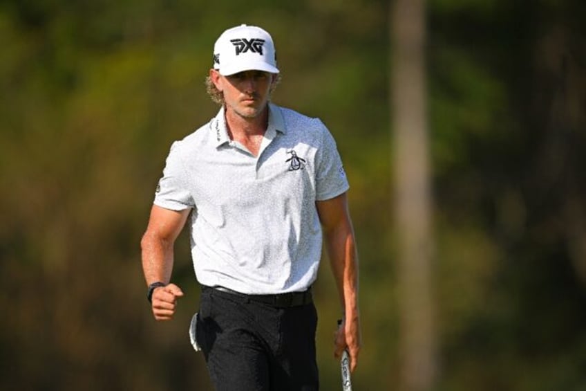 US PGA Tour rookie Jake Knapp fired an eight-under par 63 to grab a four-stroke lead after