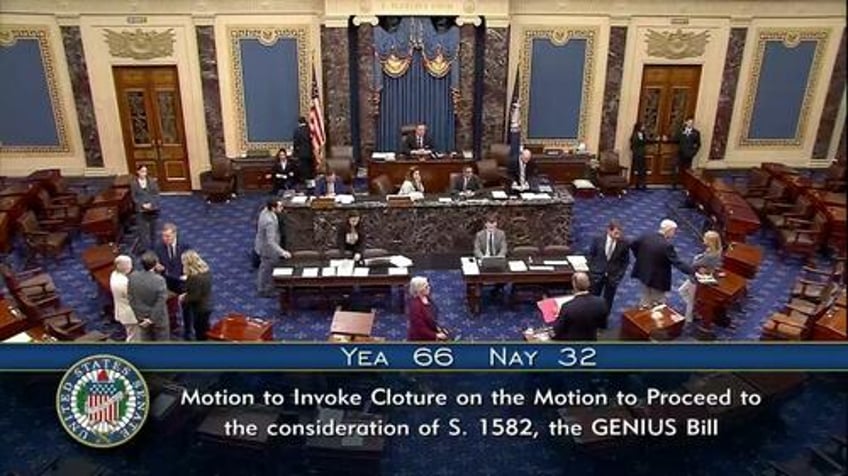 us senate moves forward with genius stablecoin bill