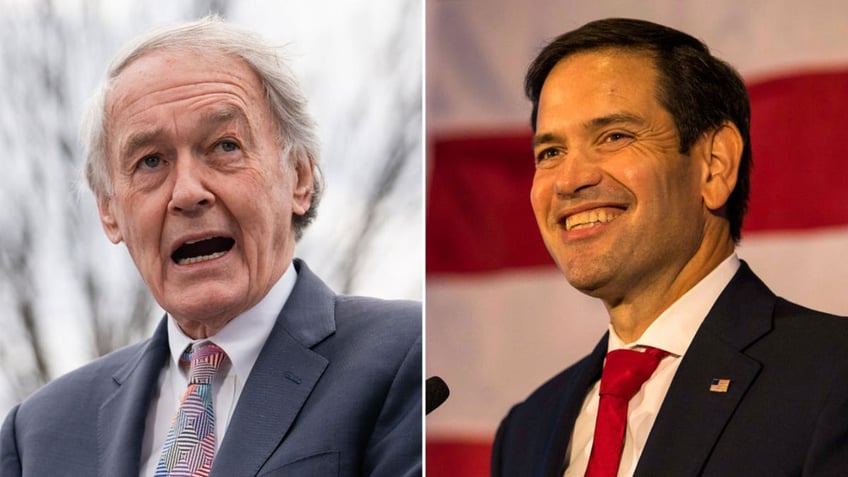 Sen. Ed Markey and Marco Rubio give speeches