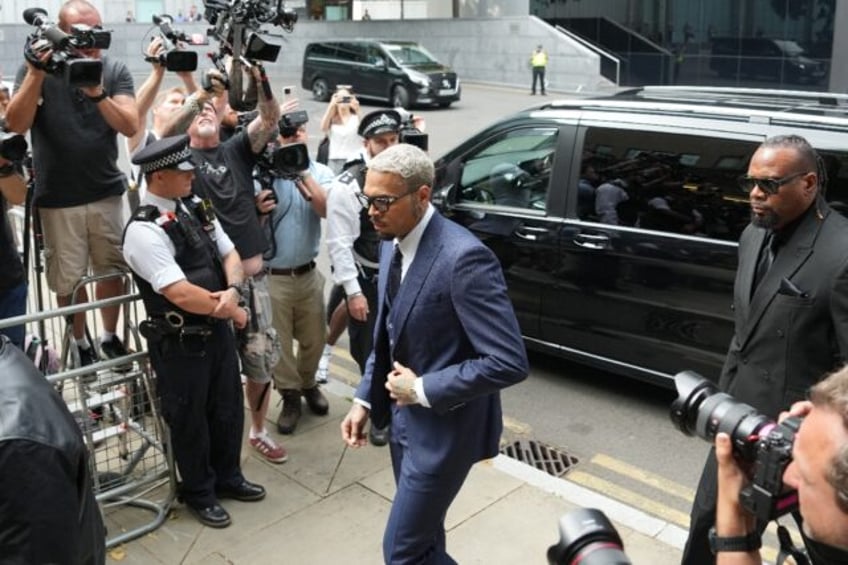 Chris Brown is on £5 million ($6.7 million) bail