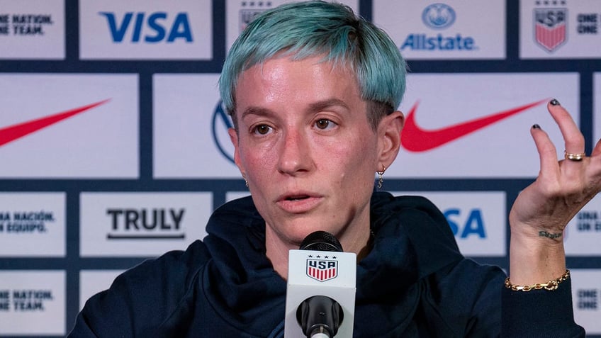 us soccer star megan rapinoe promoting fundraiser supporting relief for children in gaza