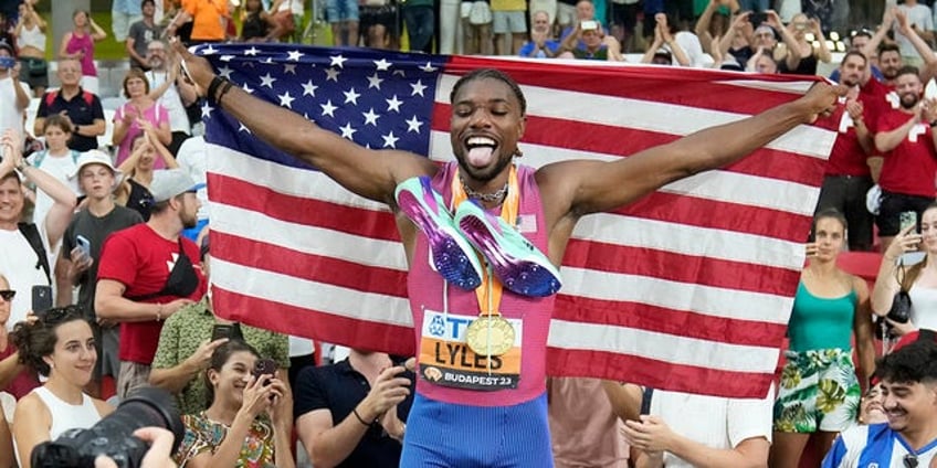 us sprint star noah lyles criticizes nba teams for declaring themselves world champions