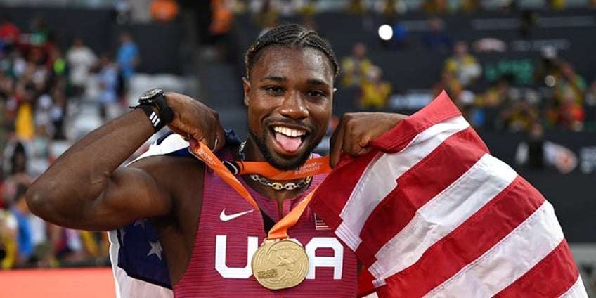 us sprinter noah lyles 1 race away from tying usain bolts record after 100m victory at world championships