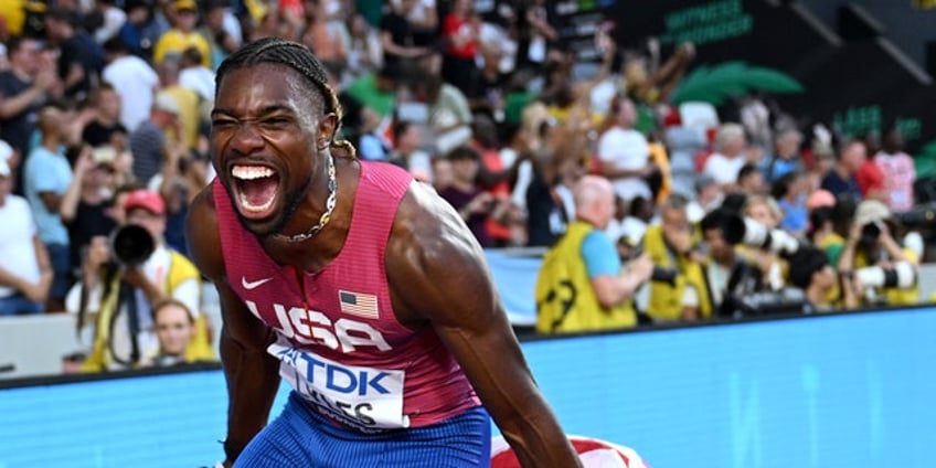 us sprinter noah lyles 1 race away from tying usain bolts record after 100m victory at world championships