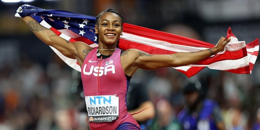 us sprinter shacarri richardson wins gold in womens 100 meter race at world championships