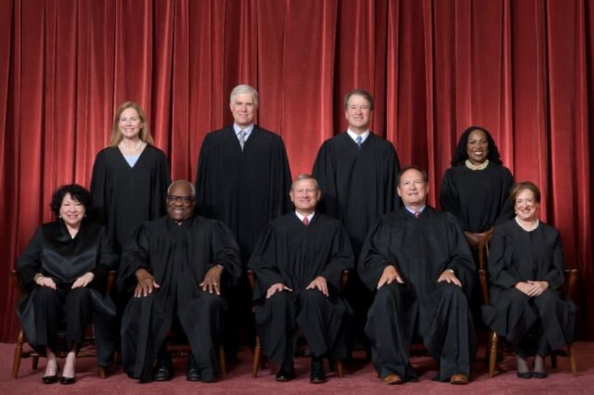 The nine justices of the US Supreme Court