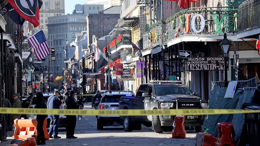 New Orleans terror attack scene