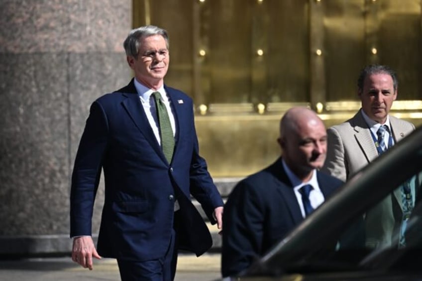 US Treasury Secretary Scott Bessent told a closed-door event that he anticipates a tariff