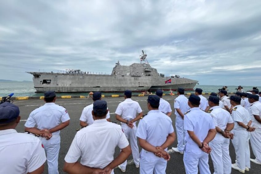 A US warship makes the first port call by an American military ship to Cambodia in eight y