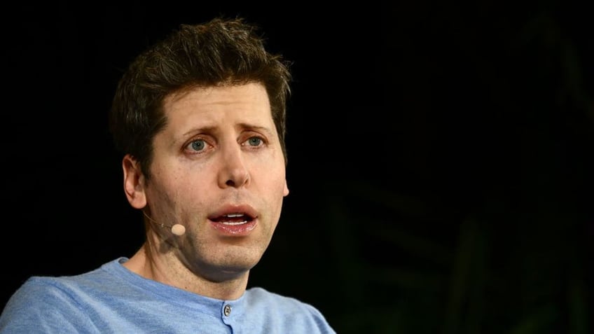 Sam Altman speaks at conference